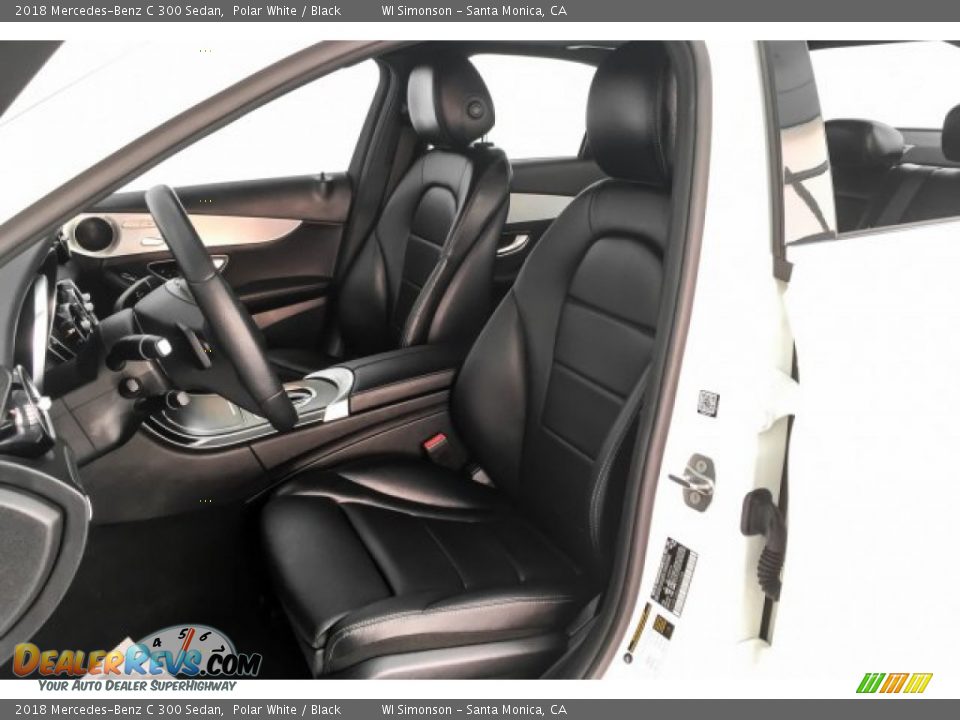 2018 Mercedes-Benz C 300 Sedan Polar White / Black Photo #15