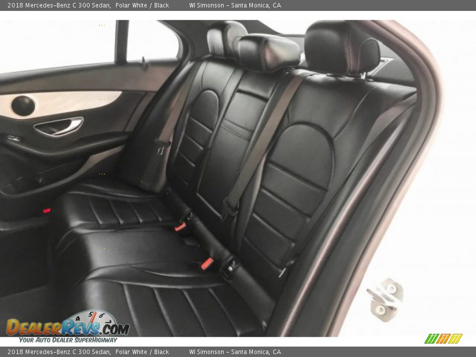2018 Mercedes-Benz C 300 Sedan Polar White / Black Photo #17