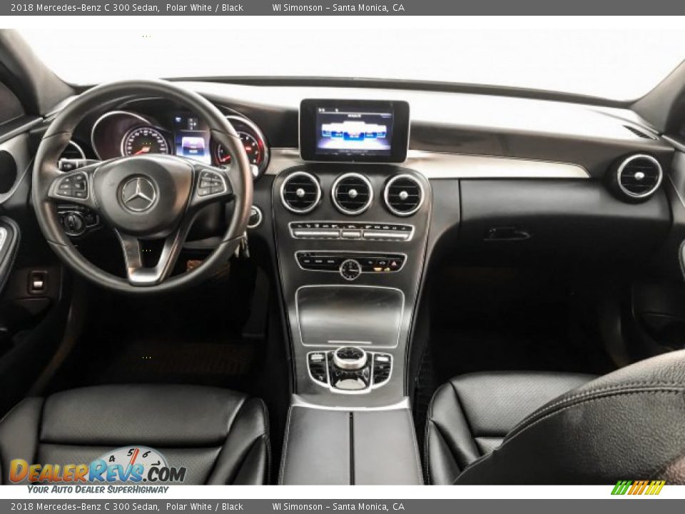 2018 Mercedes-Benz C 300 Sedan Polar White / Black Photo #18