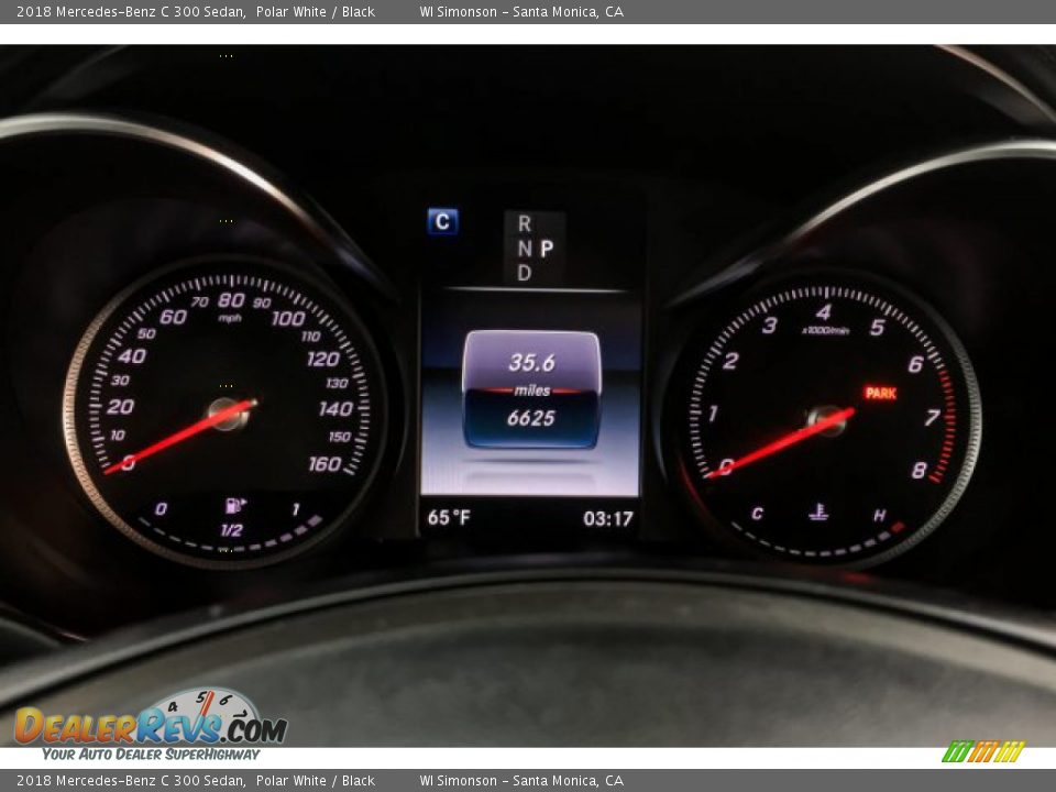 2018 Mercedes-Benz C 300 Sedan Polar White / Black Photo #21