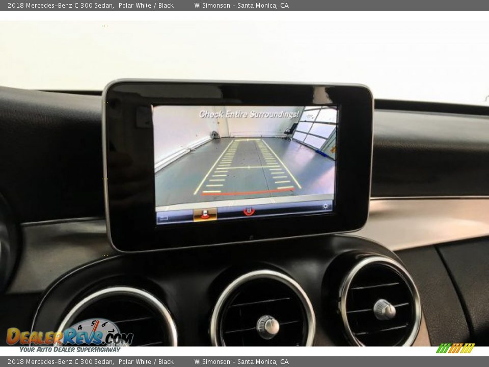 2018 Mercedes-Benz C 300 Sedan Polar White / Black Photo #22