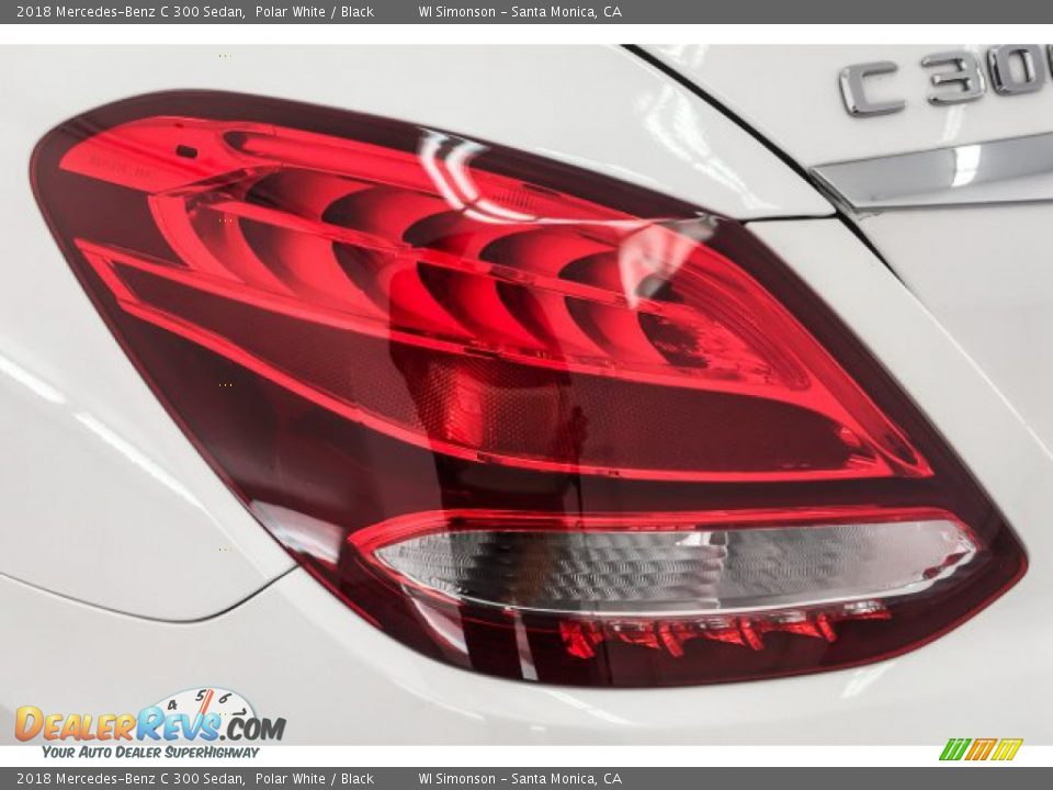 2018 Mercedes-Benz C 300 Sedan Polar White / Black Photo #27