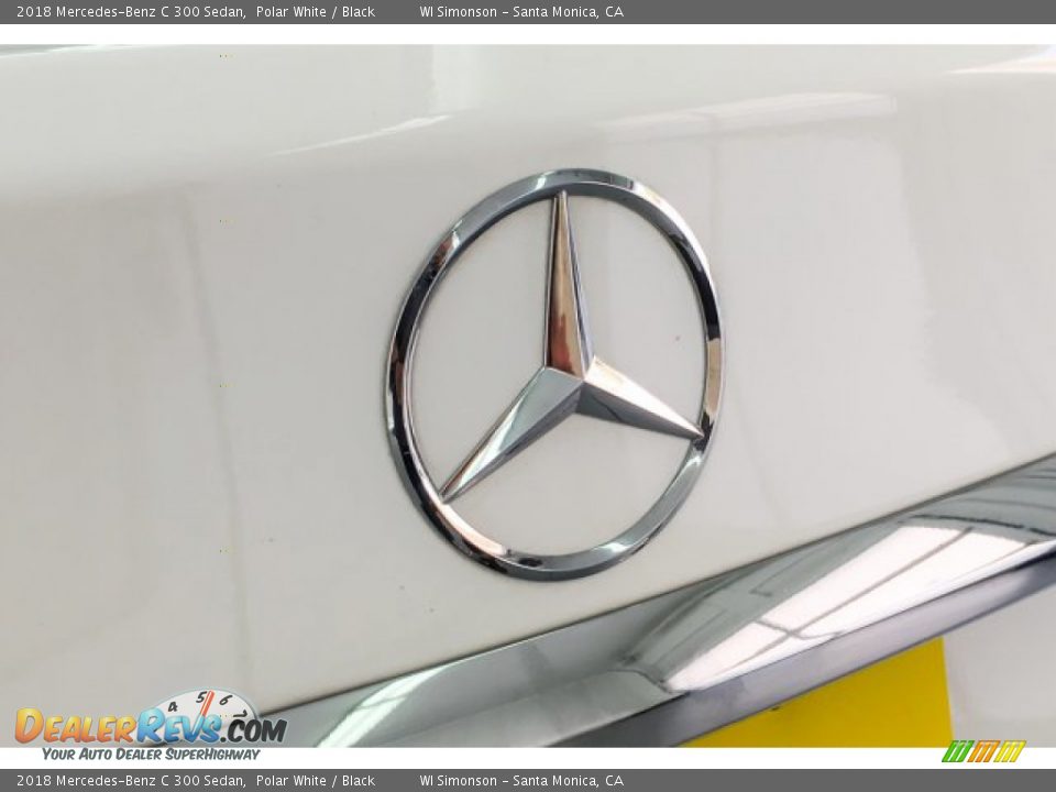 2018 Mercedes-Benz C 300 Sedan Polar White / Black Photo #28