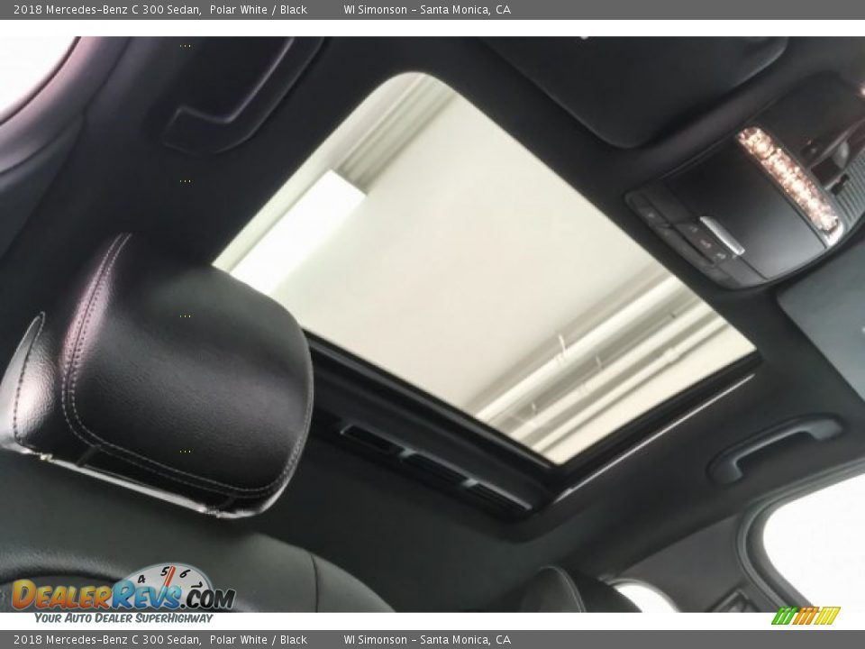 2018 Mercedes-Benz C 300 Sedan Polar White / Black Photo #30