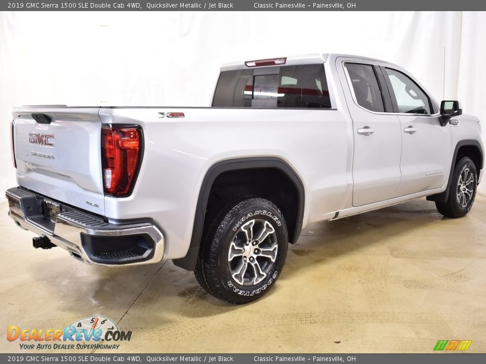 2019 GMC Sierra 1500 SLE Double Cab 4WD Quicksilver Metallic / Jet Black Photo #2
