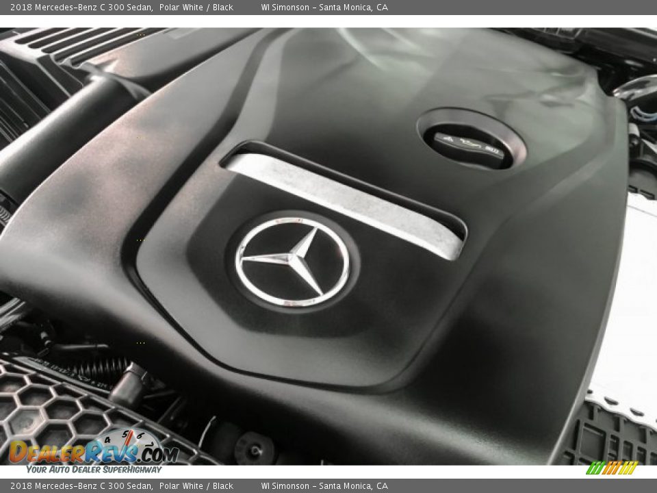2018 Mercedes-Benz C 300 Sedan Polar White / Black Photo #32