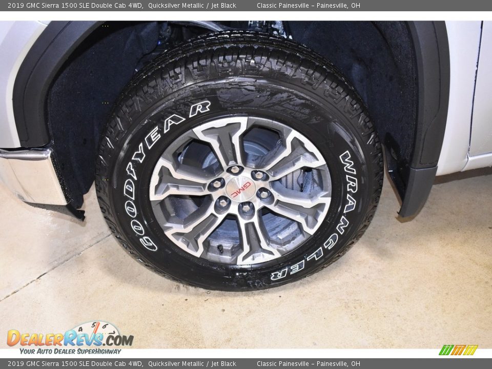 2019 GMC Sierra 1500 SLE Double Cab 4WD Quicksilver Metallic / Jet Black Photo #5