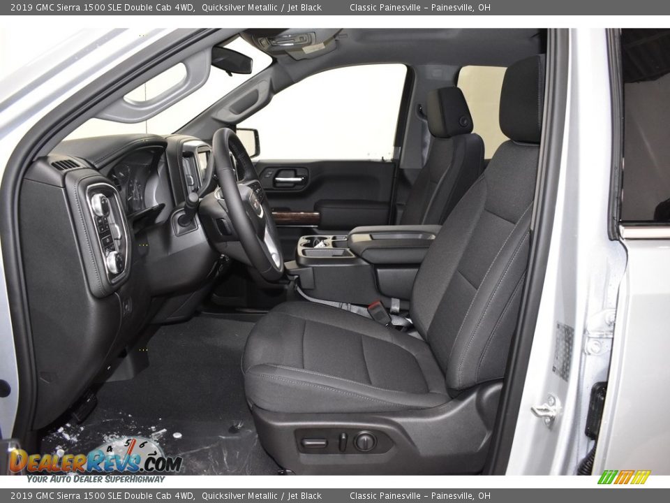 2019 GMC Sierra 1500 SLE Double Cab 4WD Quicksilver Metallic / Jet Black Photo #6