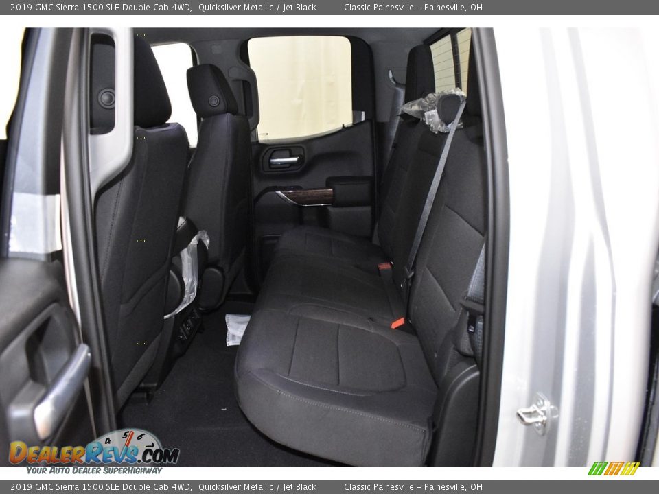2019 GMC Sierra 1500 SLE Double Cab 4WD Quicksilver Metallic / Jet Black Photo #7