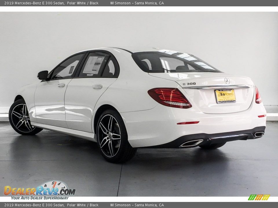 2019 Mercedes-Benz E 300 Sedan Polar White / Black Photo #2