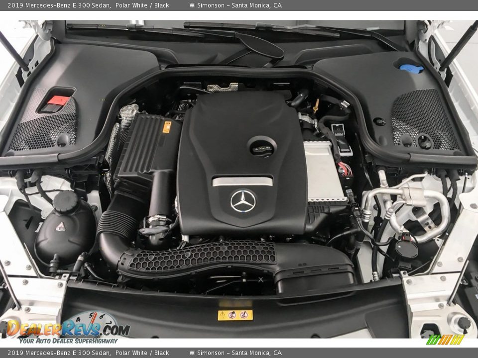 2019 Mercedes-Benz E 300 Sedan Polar White / Black Photo #8