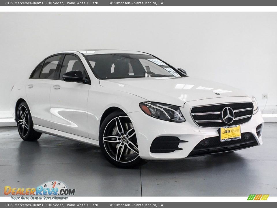 2019 Mercedes-Benz E 300 Sedan Polar White / Black Photo #12