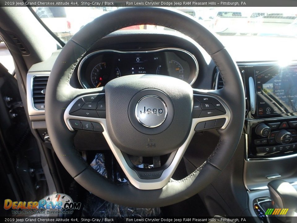 2019 Jeep Grand Cherokee Altitude 4x4 Sting-Gray / Black Photo #16