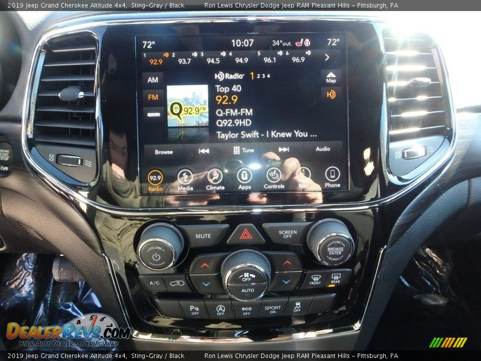 2019 Jeep Grand Cherokee Altitude 4x4 Sting-Gray / Black Photo #20