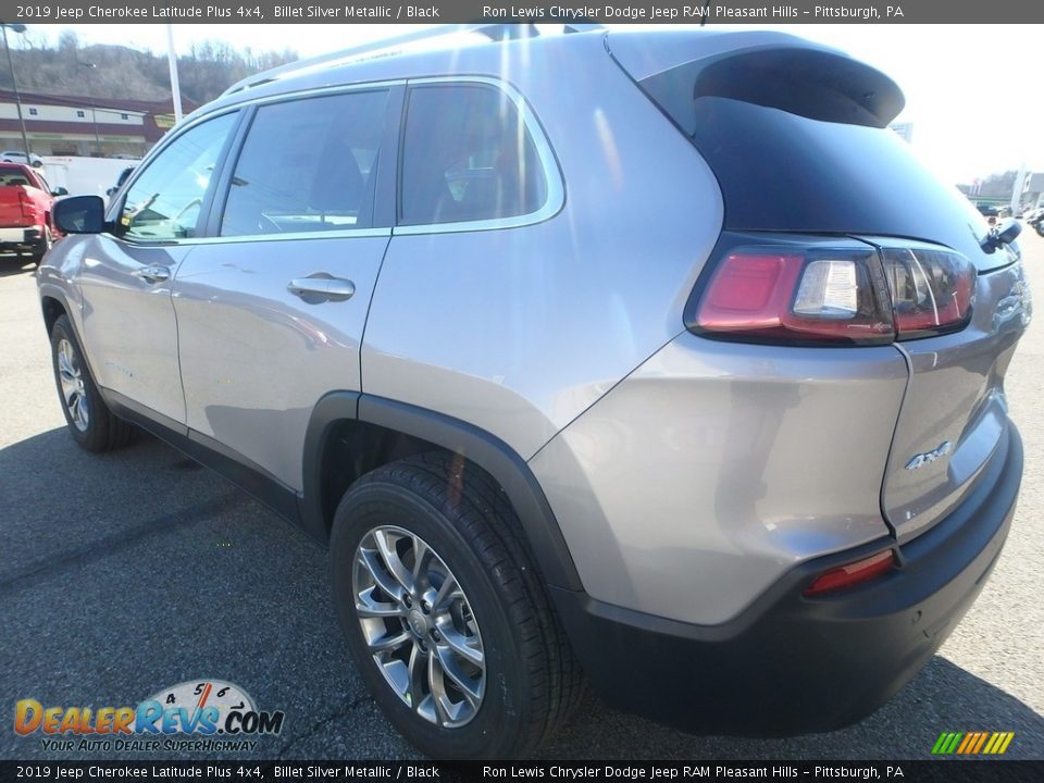 2019 Jeep Cherokee Latitude Plus 4x4 Billet Silver Metallic / Black Photo #3