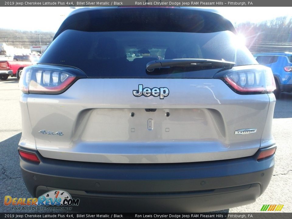 2019 Jeep Cherokee Latitude Plus 4x4 Billet Silver Metallic / Black Photo #4