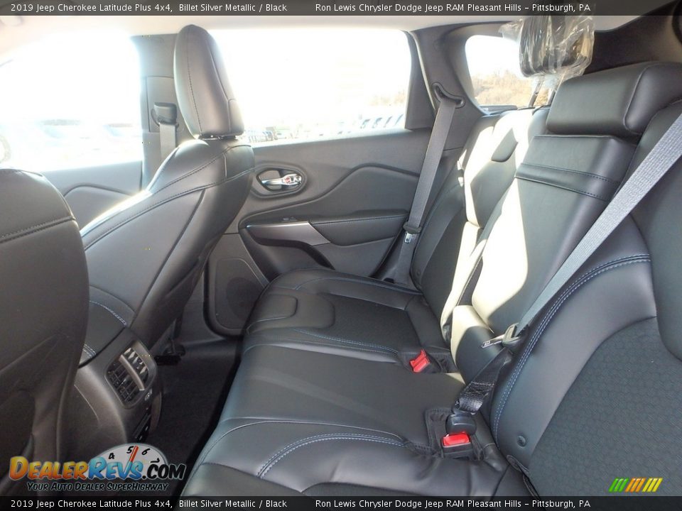 2019 Jeep Cherokee Latitude Plus 4x4 Billet Silver Metallic / Black Photo #12