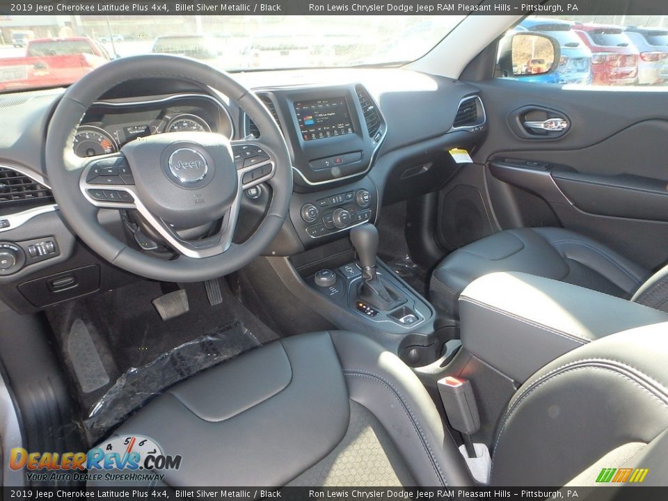 2019 Jeep Cherokee Latitude Plus 4x4 Billet Silver Metallic / Black Photo #13