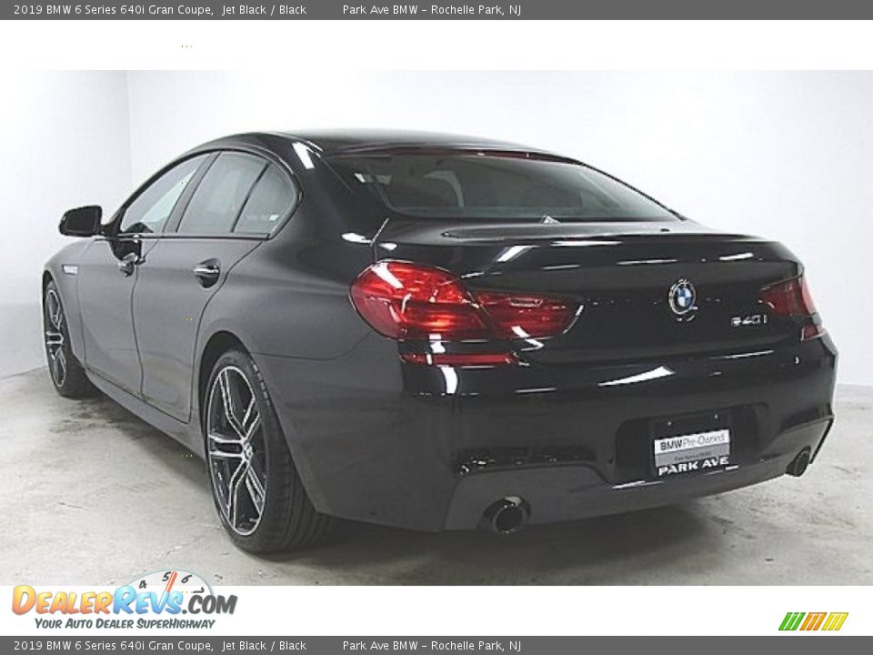 2019 BMW 6 Series 640i Gran Coupe Jet Black / Black Photo #1