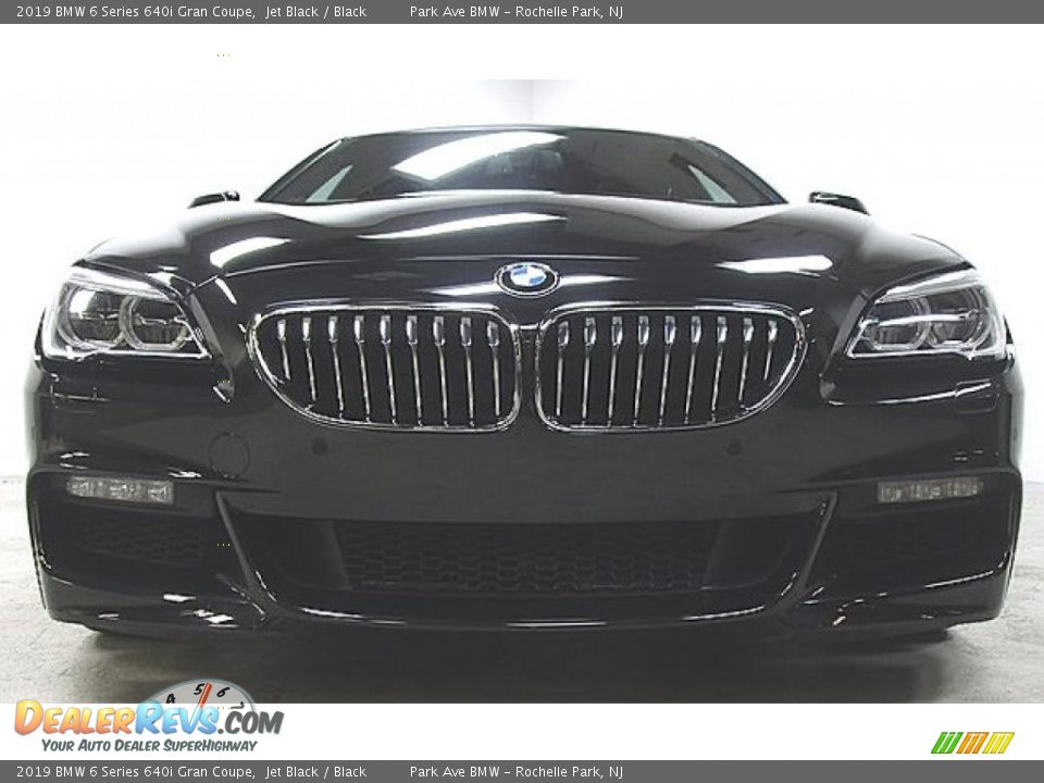 2019 BMW 6 Series 640i Gran Coupe Jet Black / Black Photo #4