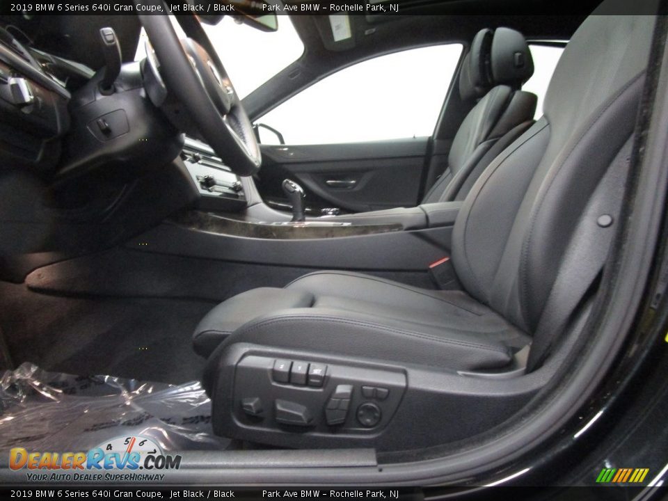 2019 BMW 6 Series 640i Gran Coupe Jet Black / Black Photo #7