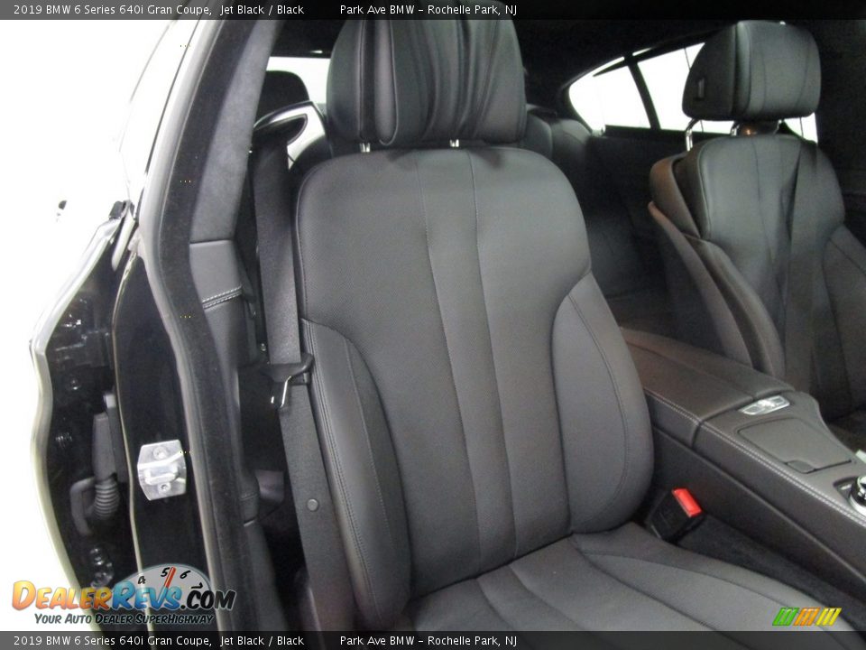 2019 BMW 6 Series 640i Gran Coupe Jet Black / Black Photo #12