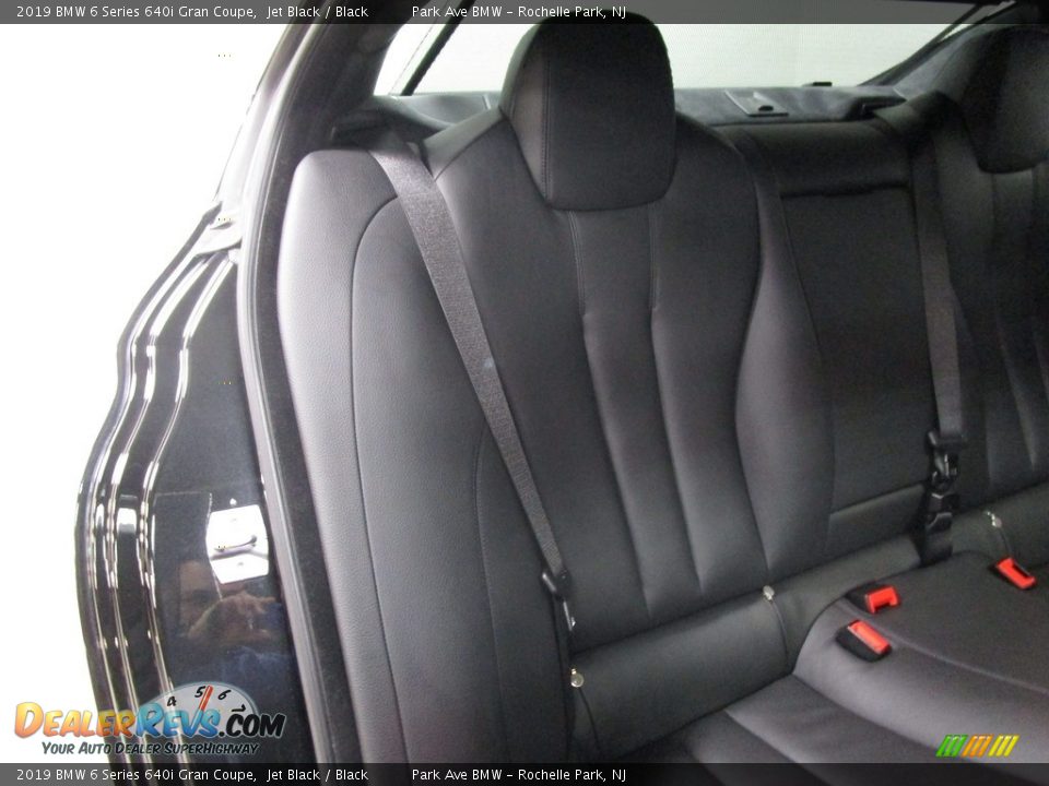 2019 BMW 6 Series 640i Gran Coupe Jet Black / Black Photo #15