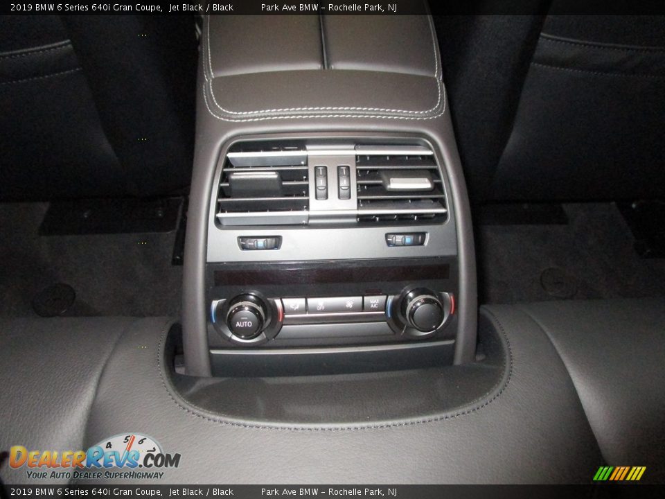 2019 BMW 6 Series 640i Gran Coupe Jet Black / Black Photo #17