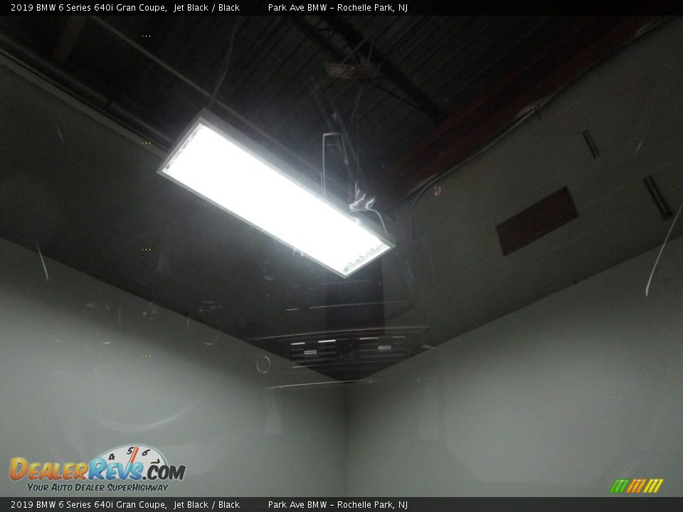 2019 BMW 6 Series 640i Gran Coupe Jet Black / Black Photo #19