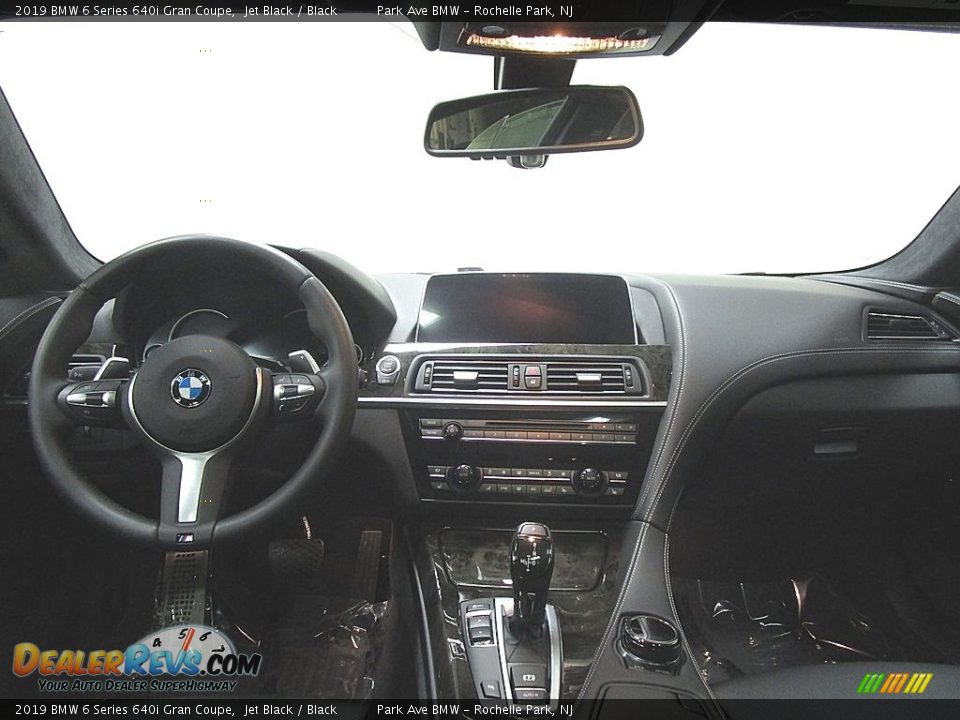 2019 BMW 6 Series 640i Gran Coupe Jet Black / Black Photo #20
