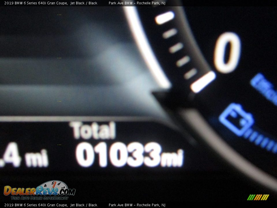 2019 BMW 6 Series 640i Gran Coupe Jet Black / Black Photo #22