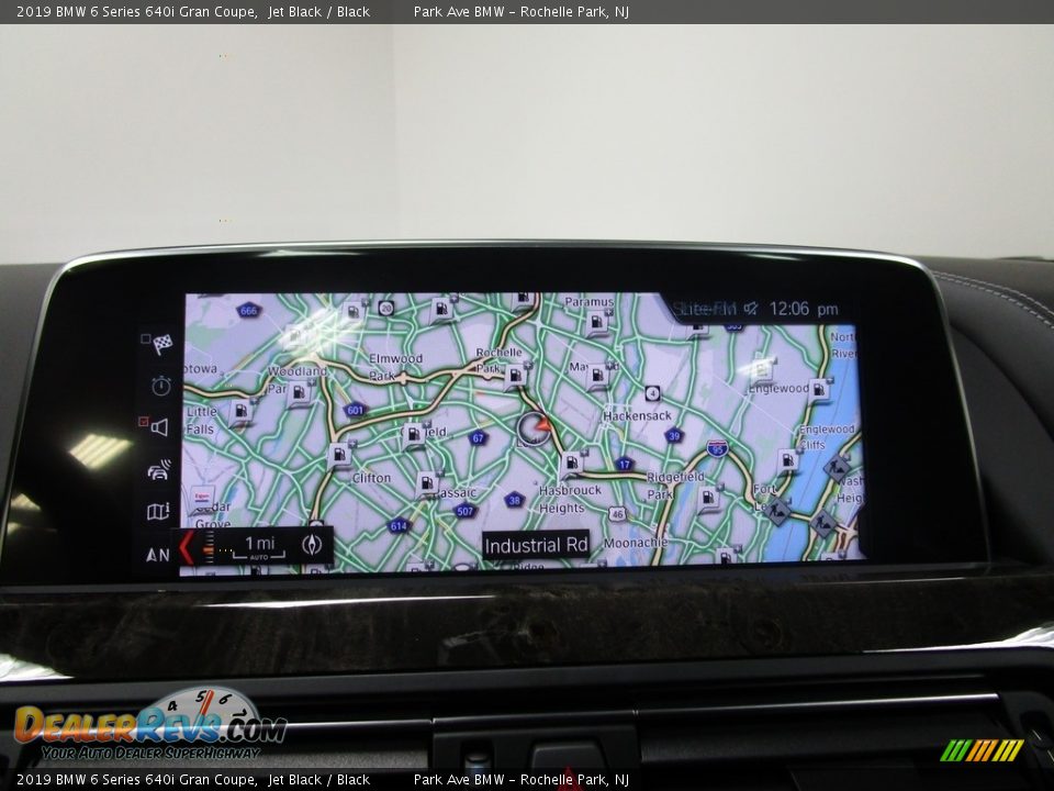 2019 BMW 6 Series 640i Gran Coupe Jet Black / Black Photo #23