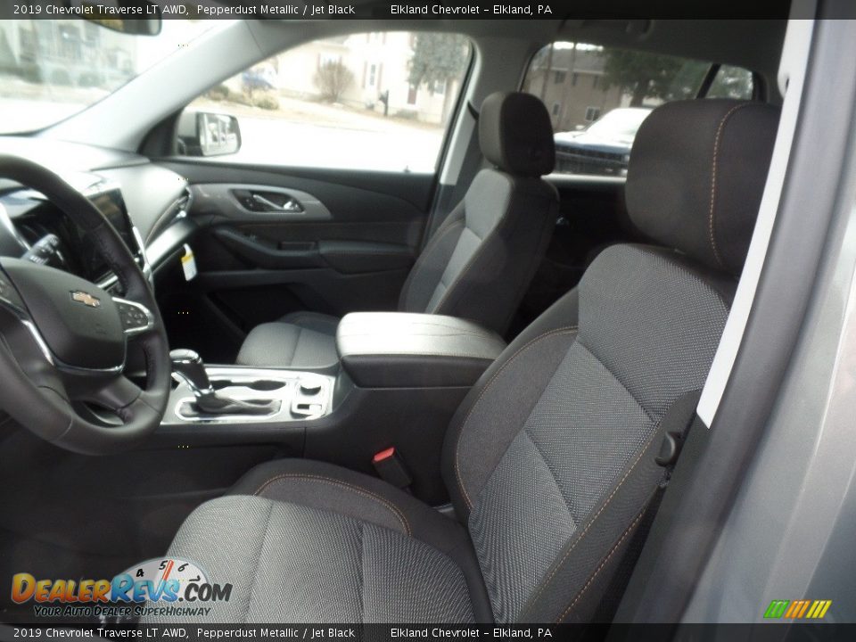 2019 Chevrolet Traverse LT AWD Pepperdust Metallic / Jet Black Photo #21