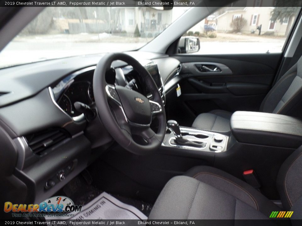 2019 Chevrolet Traverse LT AWD Pepperdust Metallic / Jet Black Photo #22