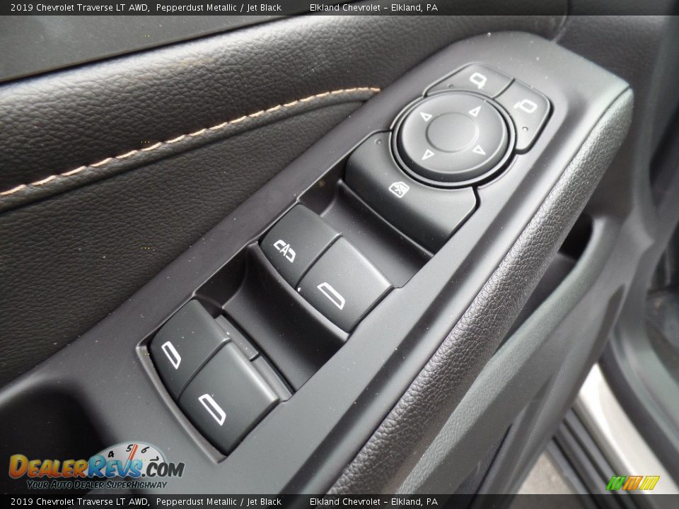 2019 Chevrolet Traverse LT AWD Pepperdust Metallic / Jet Black Photo #23