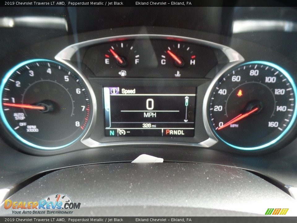 2019 Chevrolet Traverse LT AWD Pepperdust Metallic / Jet Black Photo #31