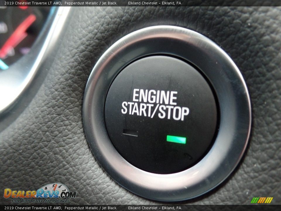 2019 Chevrolet Traverse LT AWD Pepperdust Metallic / Jet Black Photo #34