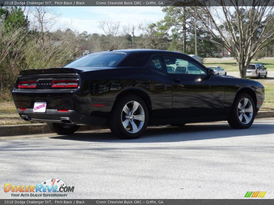 2018 Dodge Challenger SXT Pitch Black / Black Photo #3