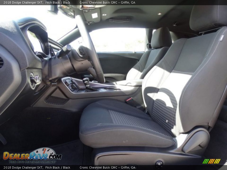2018 Dodge Challenger SXT Pitch Black / Black Photo #12