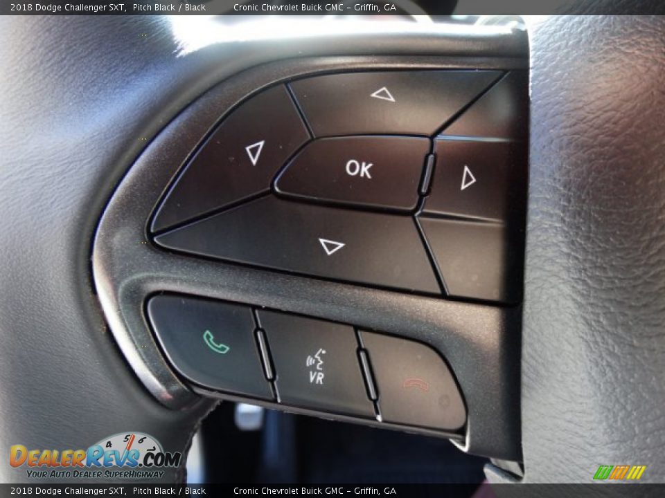 2018 Dodge Challenger SXT Pitch Black / Black Photo #13