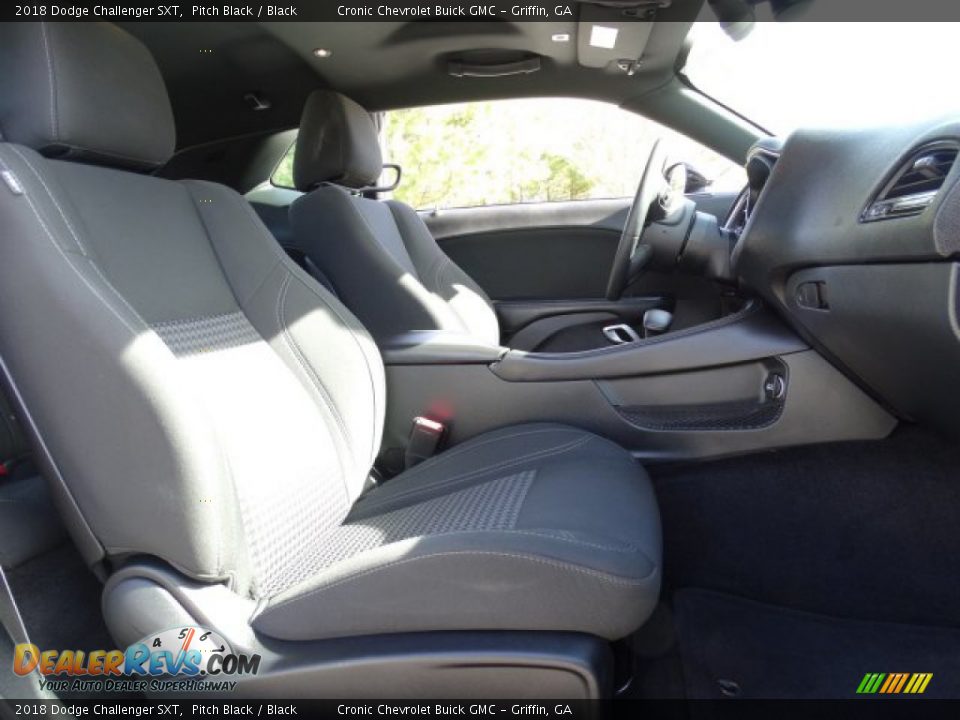2018 Dodge Challenger SXT Pitch Black / Black Photo #21