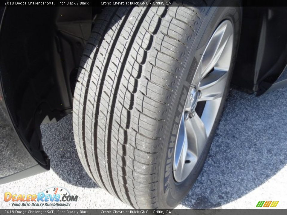 2018 Dodge Challenger SXT Pitch Black / Black Photo #22