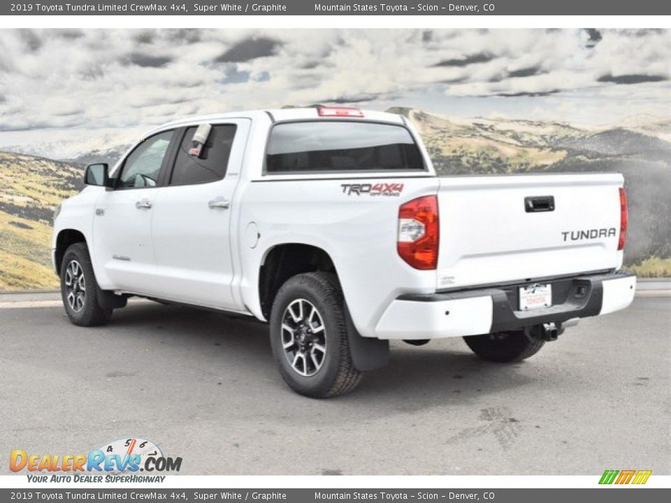 2019 Toyota Tundra Limited CrewMax 4x4 Super White / Graphite Photo #3