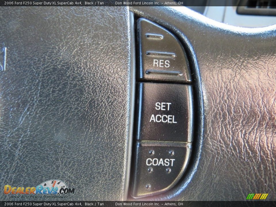 2006 Ford F250 Super Duty XL SuperCab 4x4 Black / Tan Photo #20