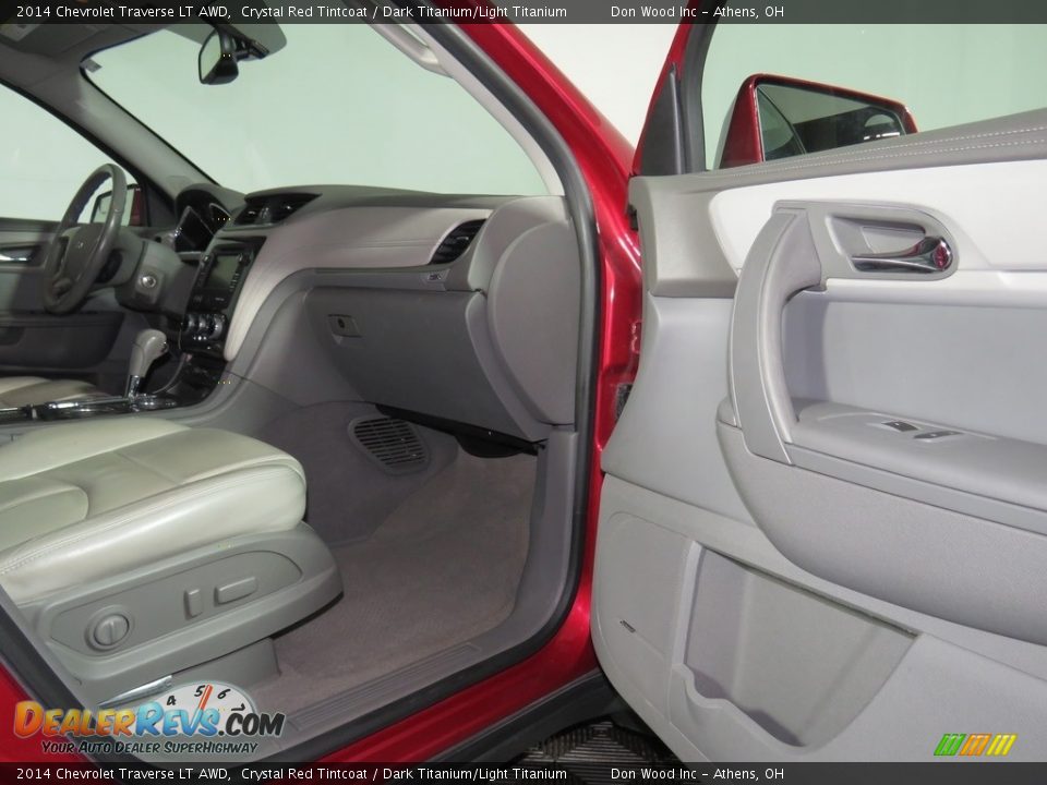 2014 Chevrolet Traverse LT AWD Crystal Red Tintcoat / Dark Titanium/Light Titanium Photo #13
