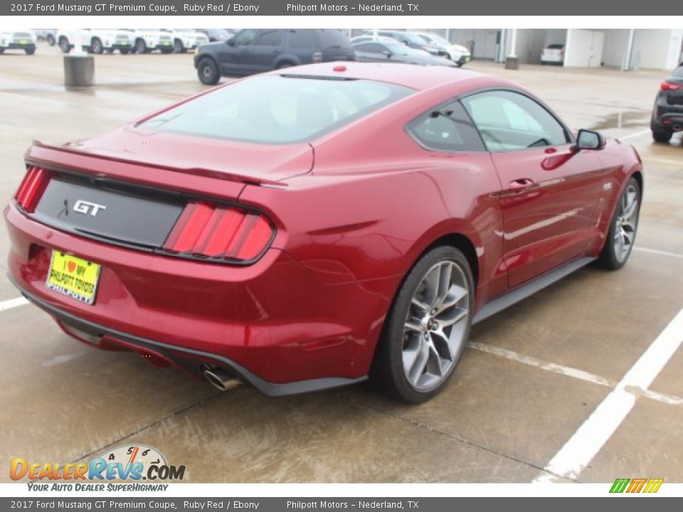 2017 Ford Mustang GT Premium Coupe Ruby Red / Ebony Photo #8