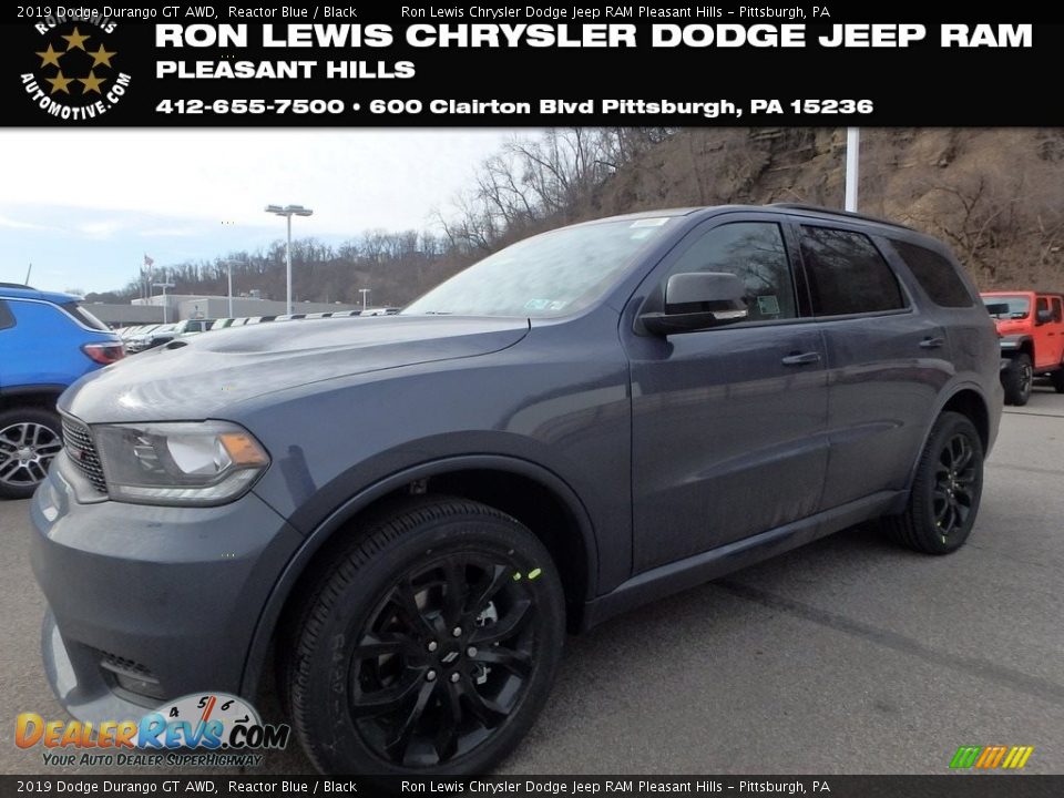 2019 Dodge Durango GT AWD Reactor Blue / Black Photo #1