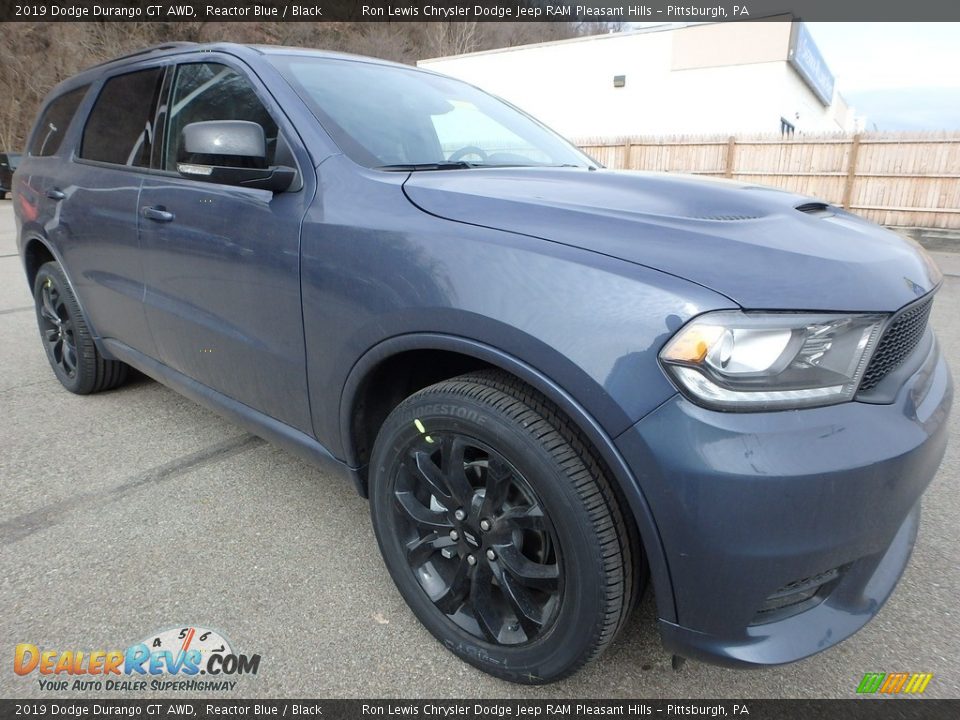 2019 Dodge Durango GT AWD Reactor Blue / Black Photo #8