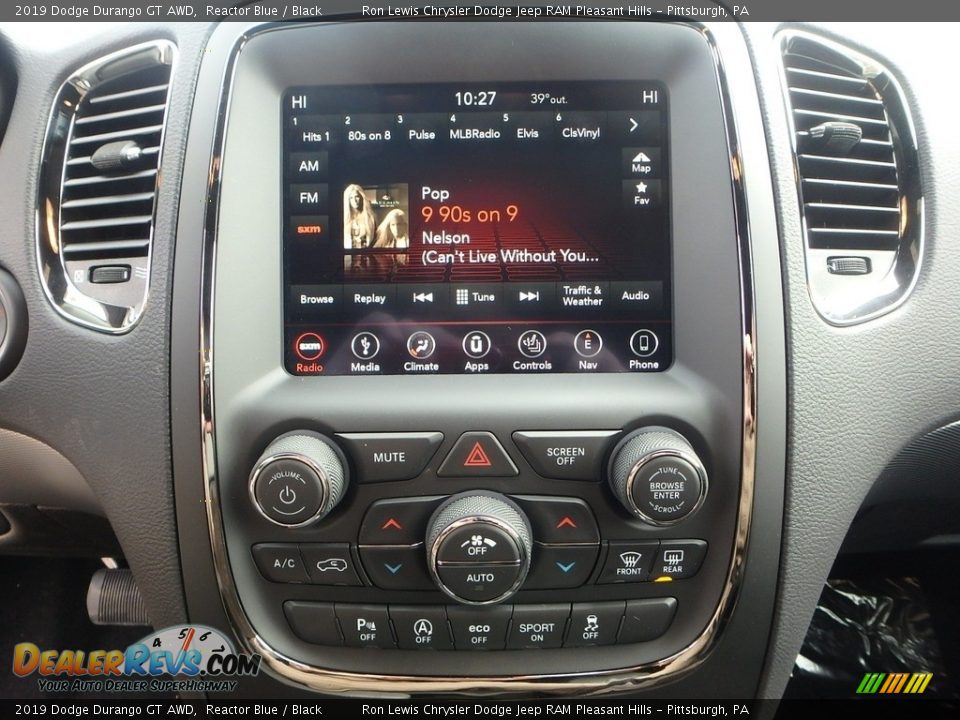 2019 Dodge Durango GT AWD Reactor Blue / Black Photo #17