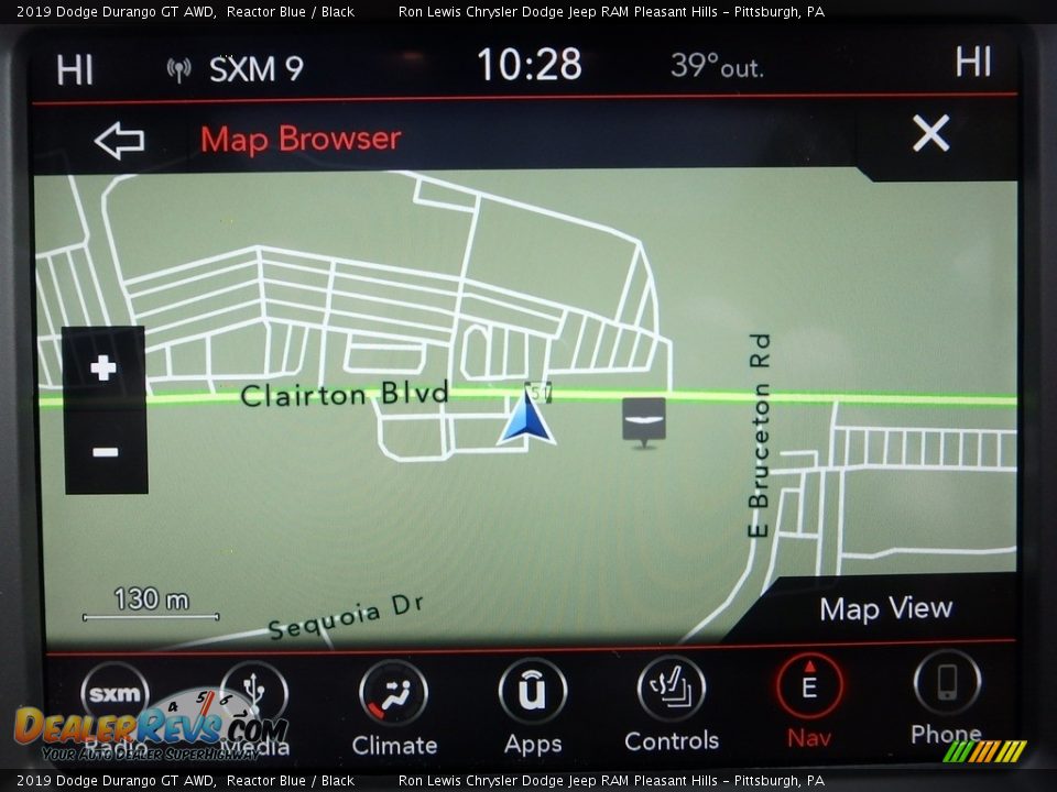 2019 Dodge Durango GT AWD Reactor Blue / Black Photo #19